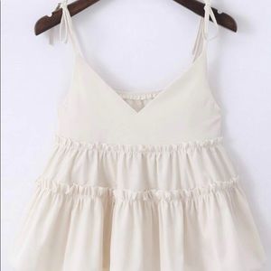 Creme Shein cami top